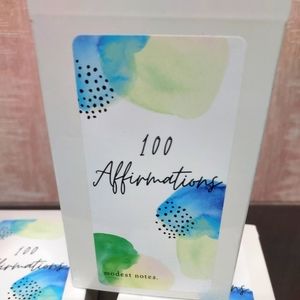 1 New 100 daily affirmation cards